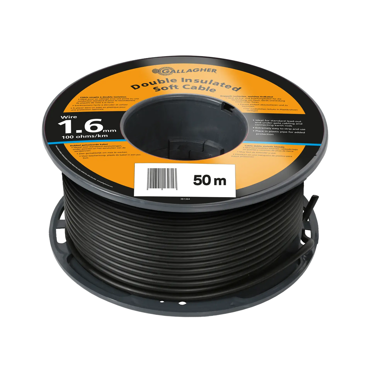 Gallagher Cable 1.6mm - 50m for Electric Fence