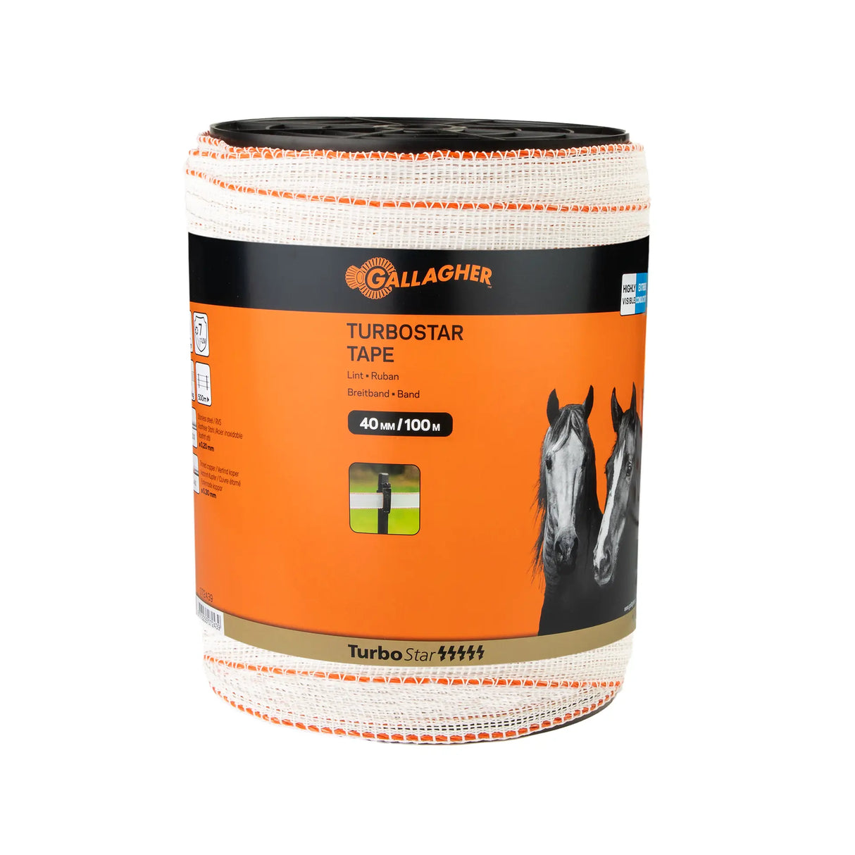 Gallagher TurboStar Tape 40mm 100m - Superior Conductivity