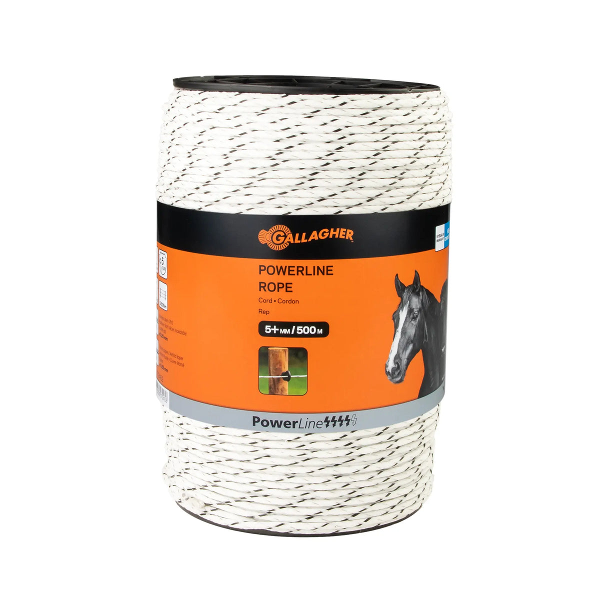 Gallagher PowerLine Cord White 500m - Semi-Permanent