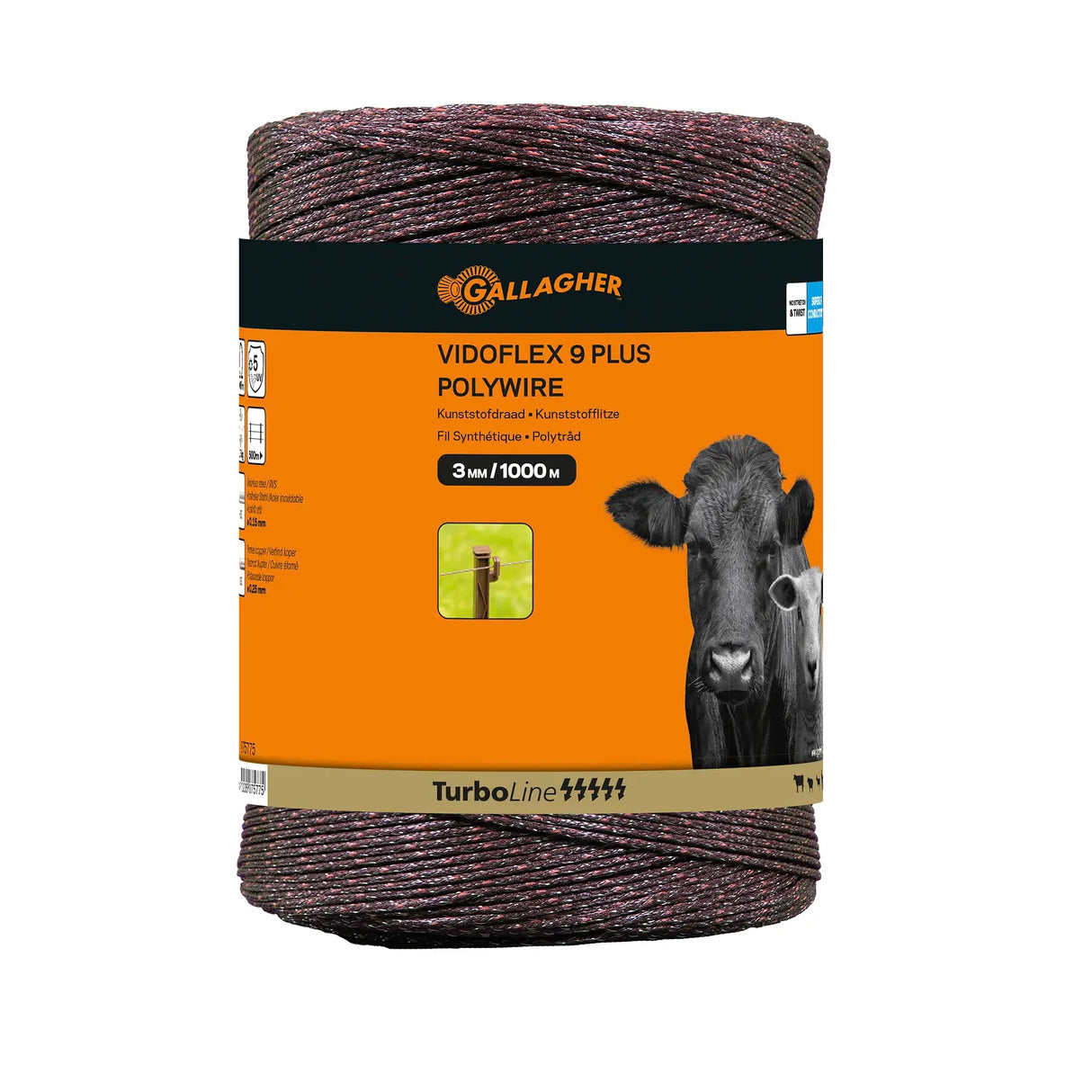 Gallagher Vidoflex 9 TurboLine Plus Terra - Powerful Conduction