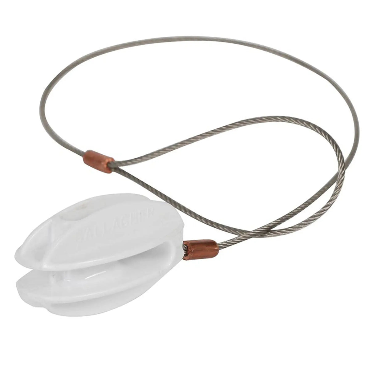 Gallagher Corner Insulator Reinforced - Stainless Steel Cable White (5)