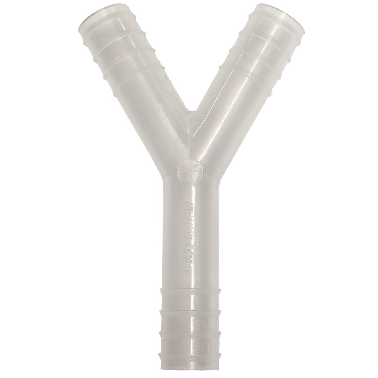 Y-stuk kunststof 12 x 16mm