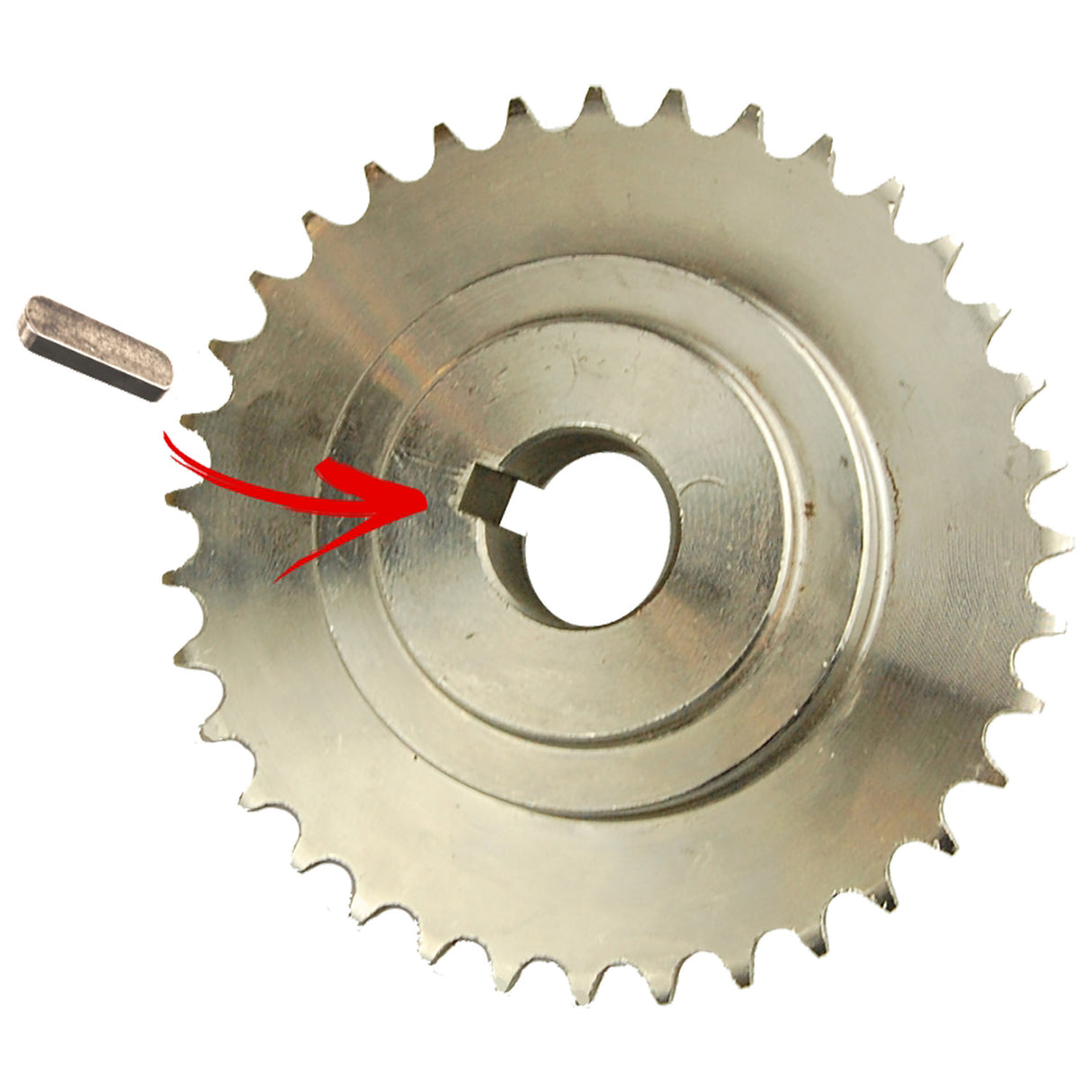 Edelstahl-Parallelschlüssel klein Lely Discovery