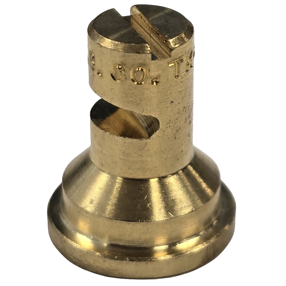 Sproei nozzle voorzijde met messing tip