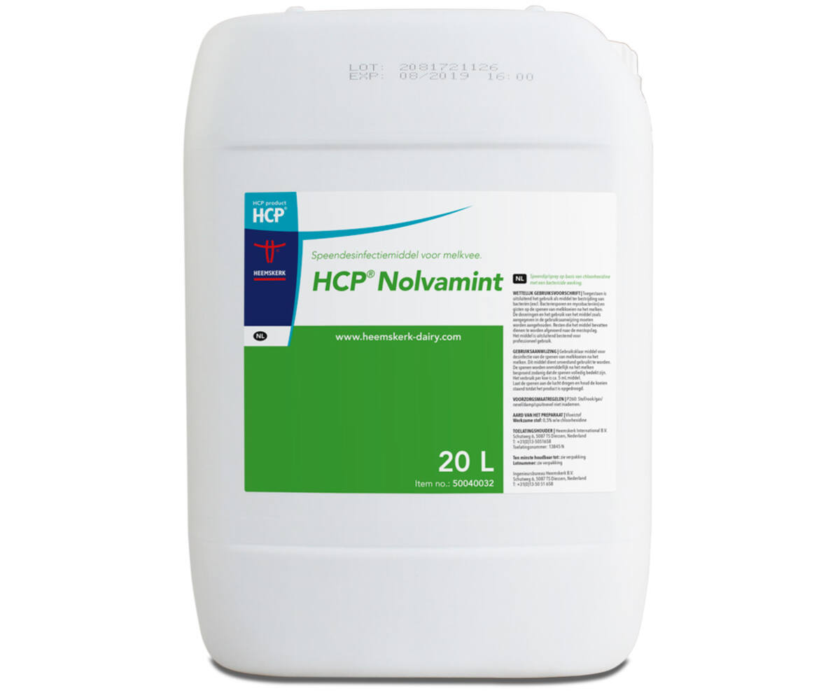 HCP Nolvamint Spray 20L Pallet Deal: 24 pieces per pallet