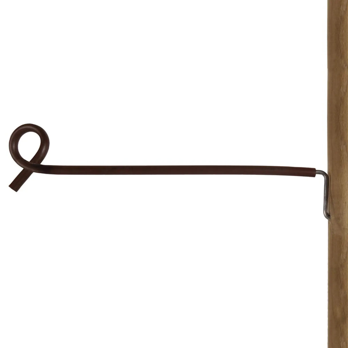 Gallagher Distance Isolator Curl Tail 40cm Terra - Wood