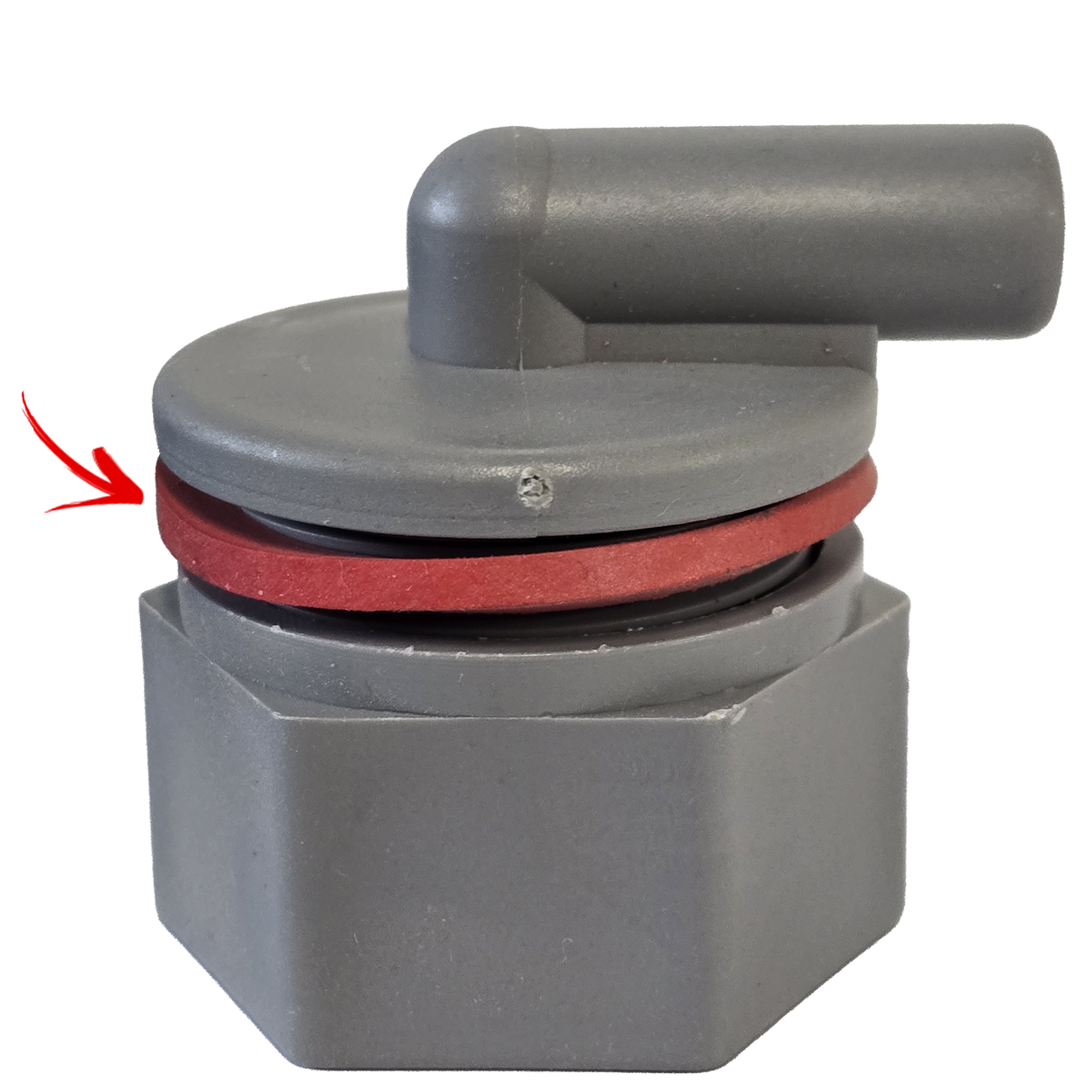 Sealing ring adapter teat bucket