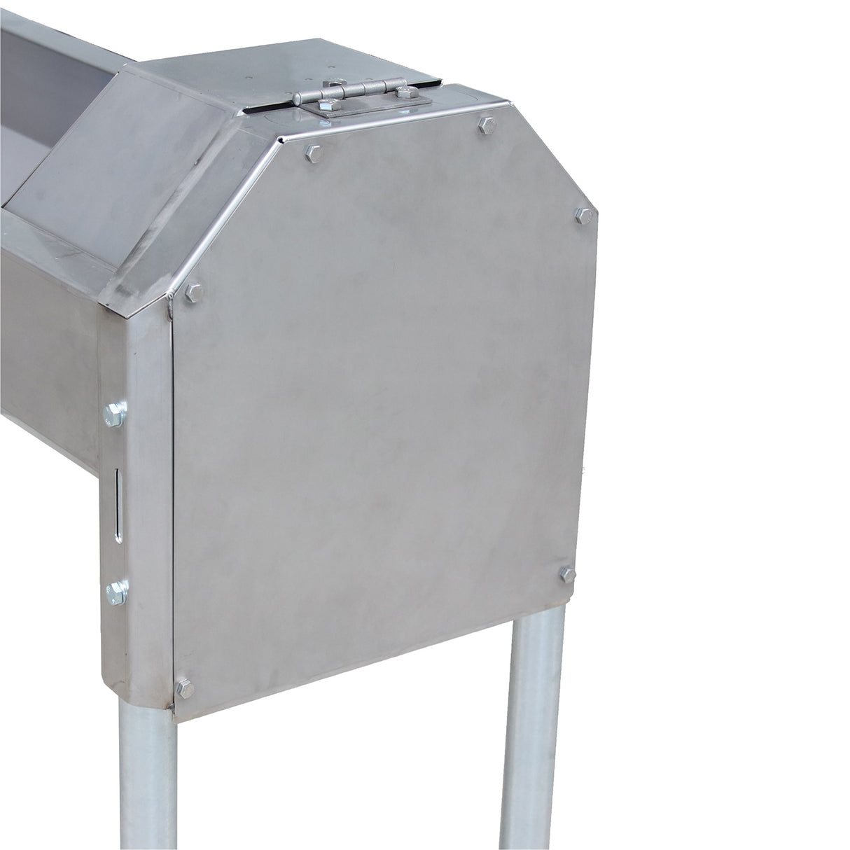 Stainless steel cover plate for connection pipes