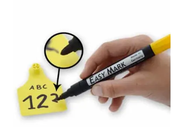 Easy Mark permanent ear tag marker BLACK