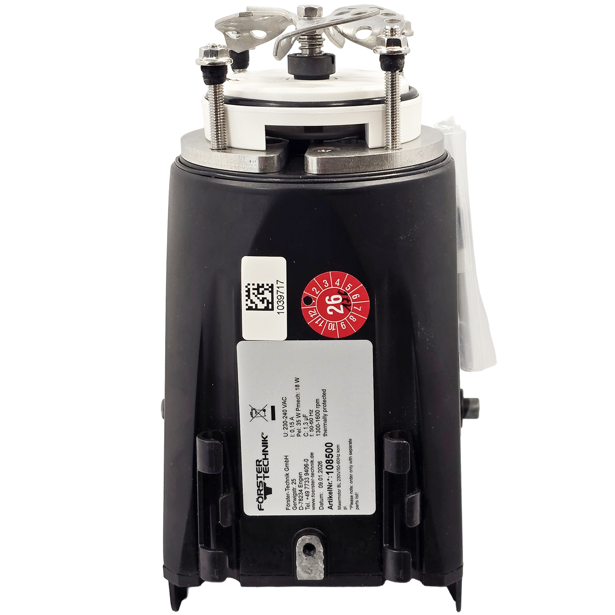 Aluminum Mixer Motor Förster calf feeder