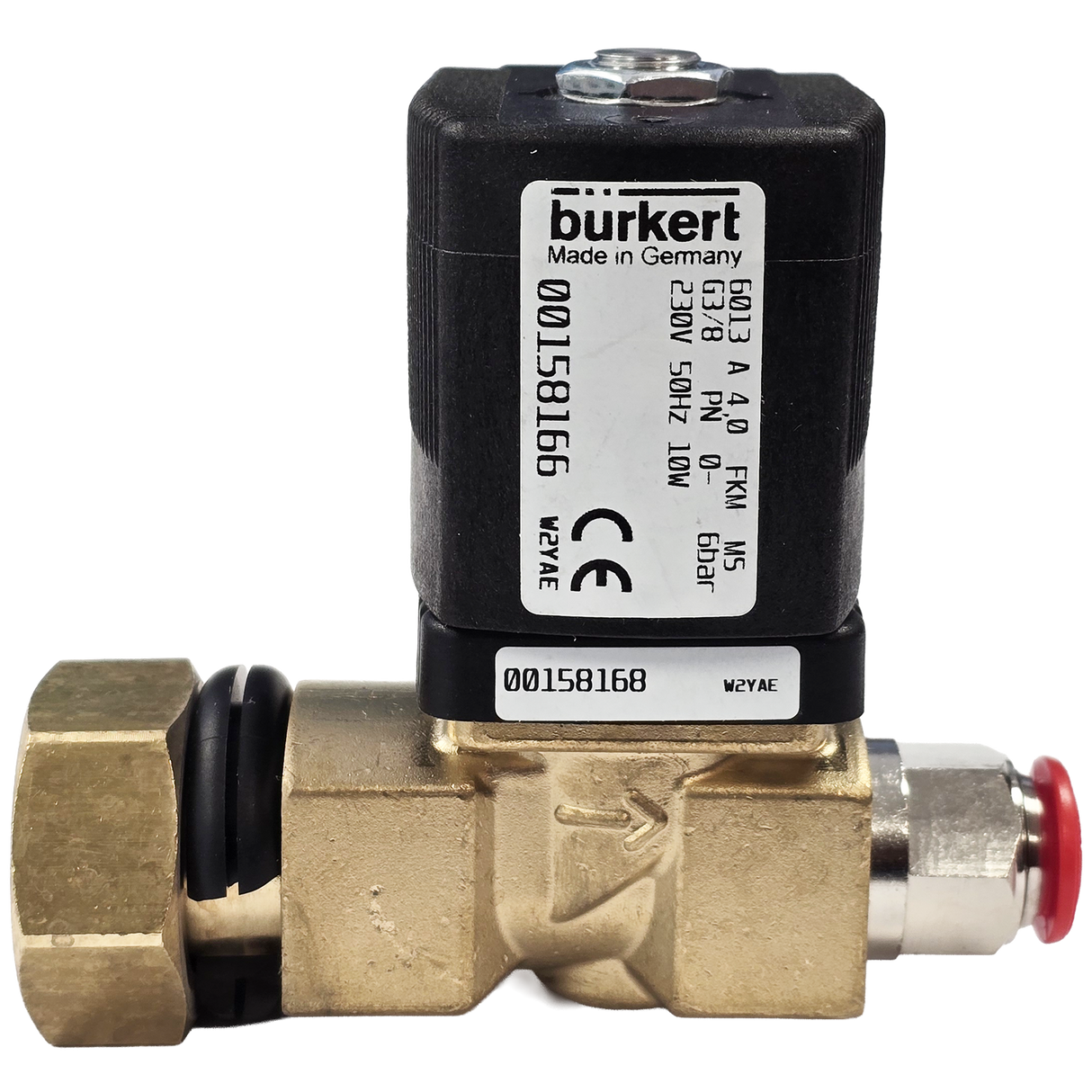 Elettrovalvola 230V 50-60Hz 4.0 CON 3/4" l 63 mm Förster alimentatore per vitelli