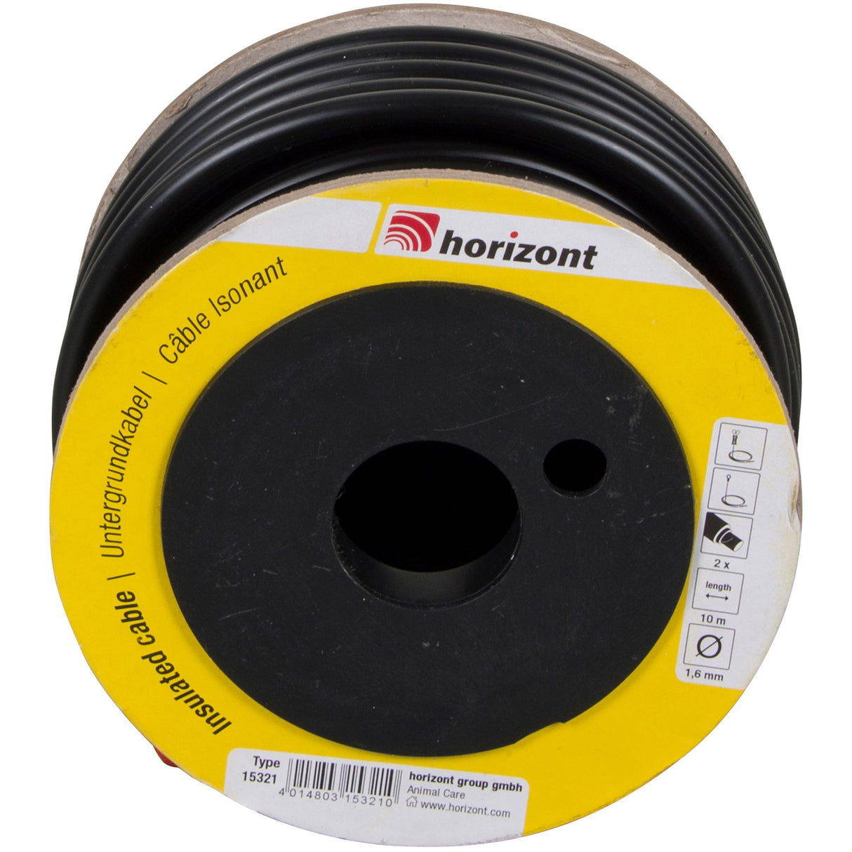 Câble de masse/câble de connexion 1,6 mm - 10 m.