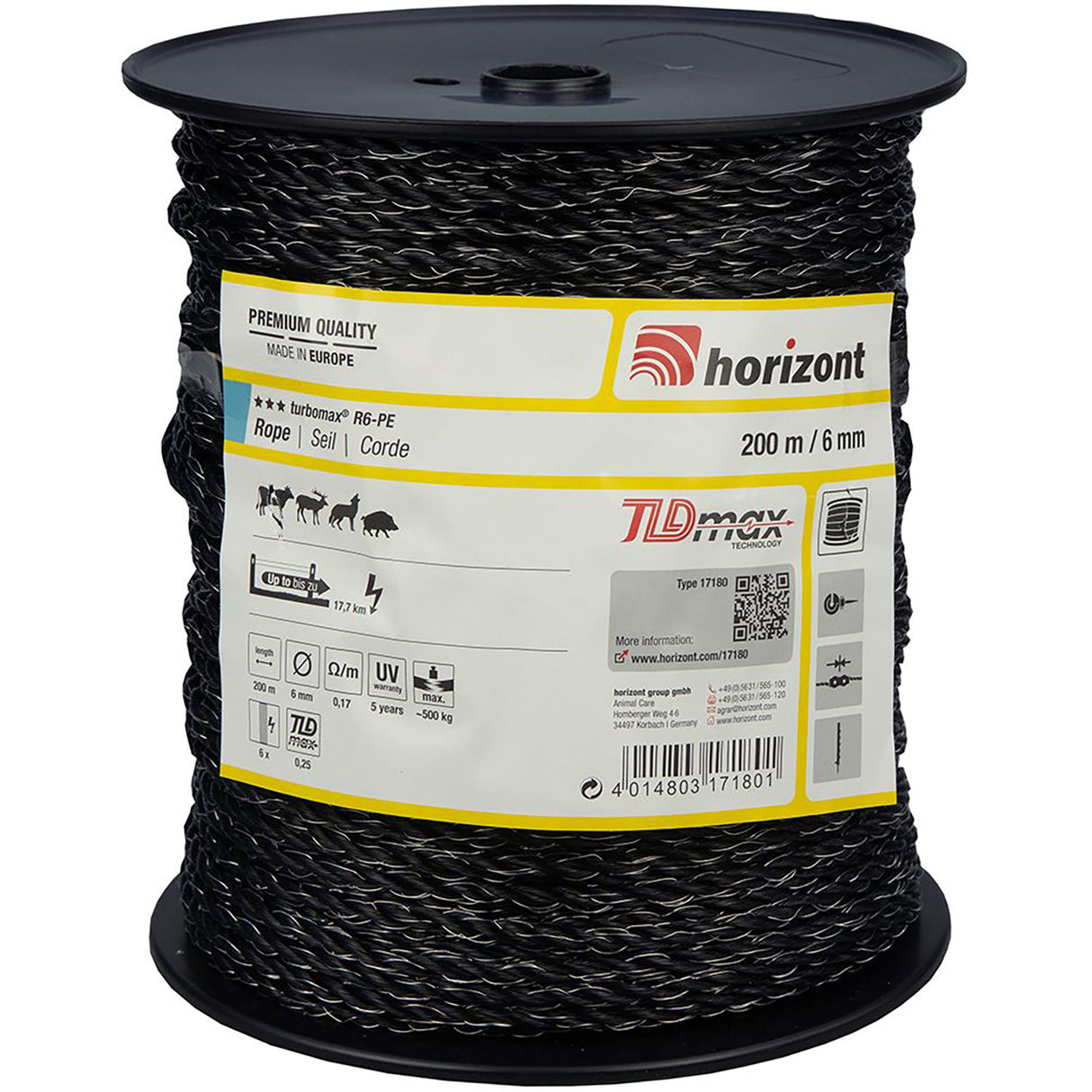 Cord TurboMax TLDmax R6-PE - 200m