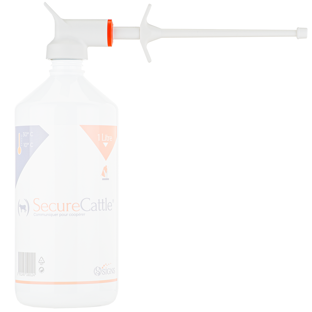Secure dosing gun