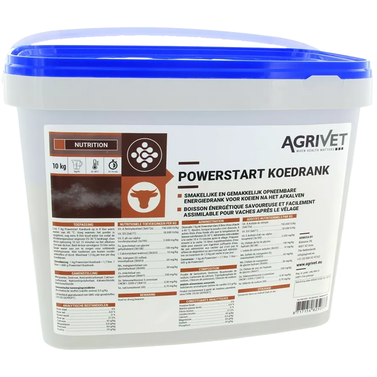 Powerstart Koedrank Agrivet 10 kg
