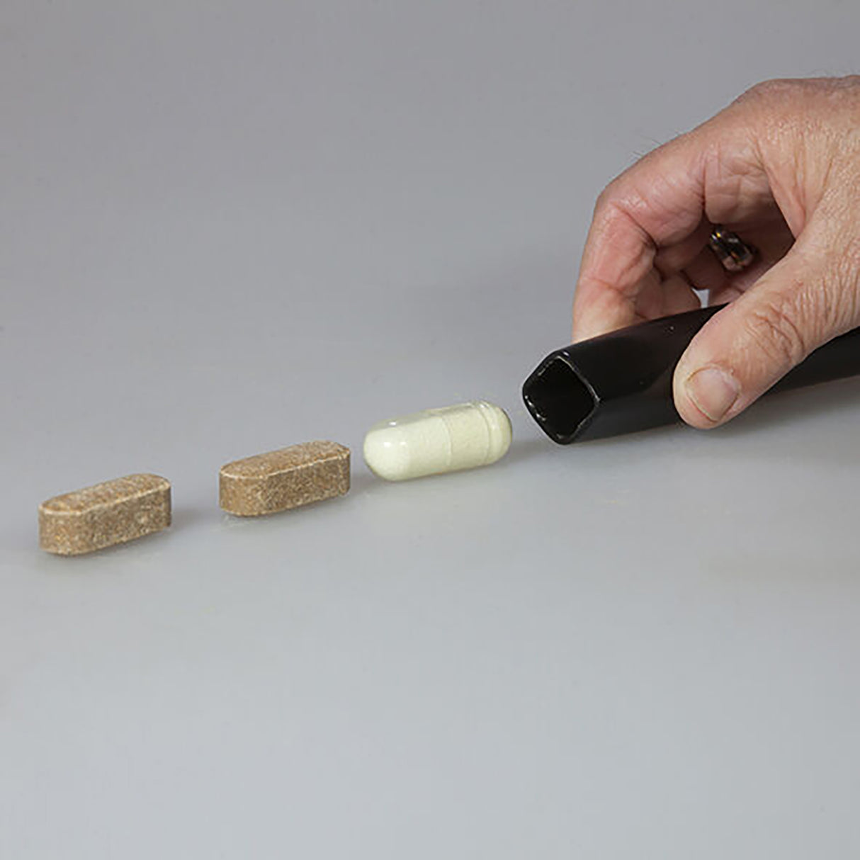 Plastic Bolus application gun 41x3.2x1.9cm for Crypto bolus