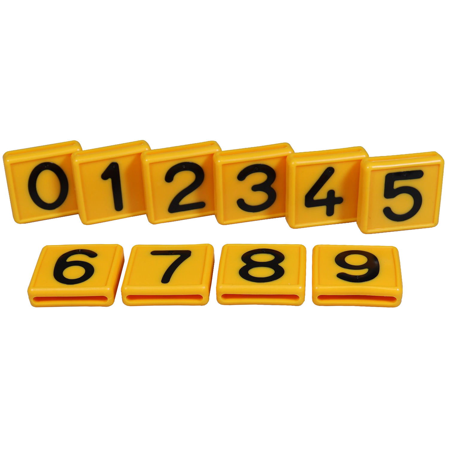 Numbers Yellow-Black
