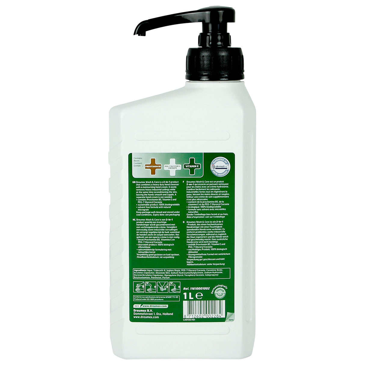 Dreumex Wash & Care Bottle With Pump 1 Liter