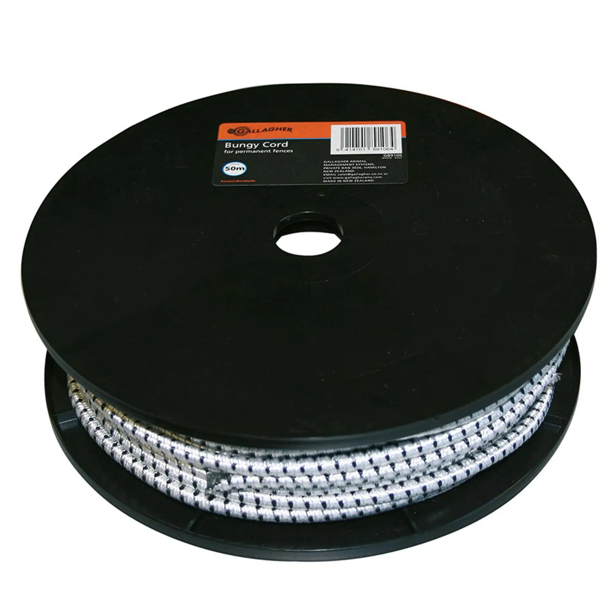 Gallagher Cordon Élastique Blanc - Rouleau de 50m