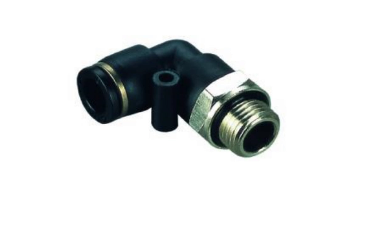Screw-in coupling knee with O-ring 6x3/8"