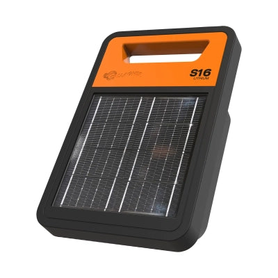 Panneau solaire S16li pour clôture électrique avec batterie incluse