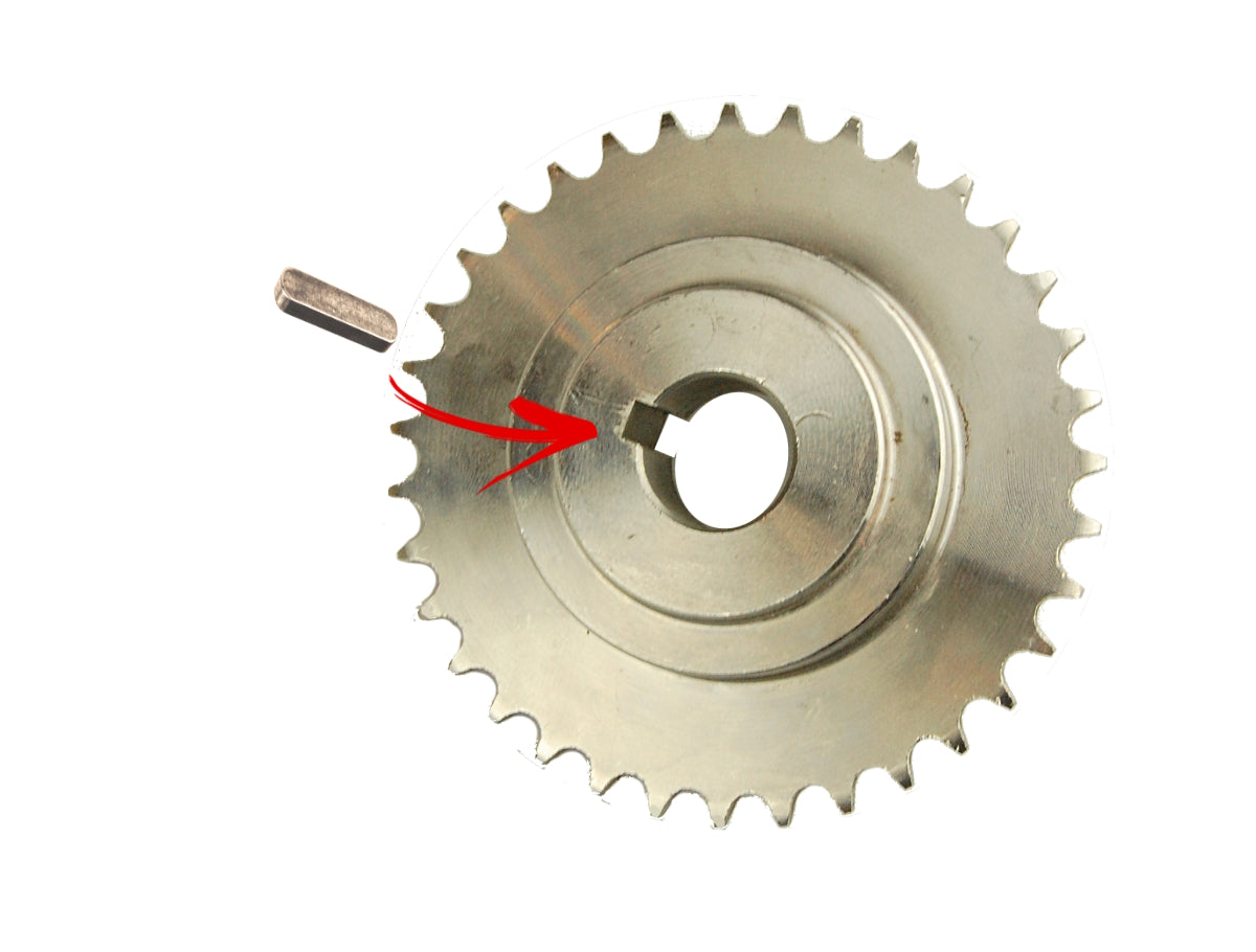 Stainless steel keyway Lely Discovery