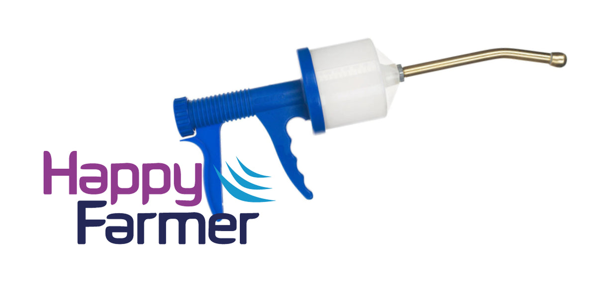 Label vague drench gun