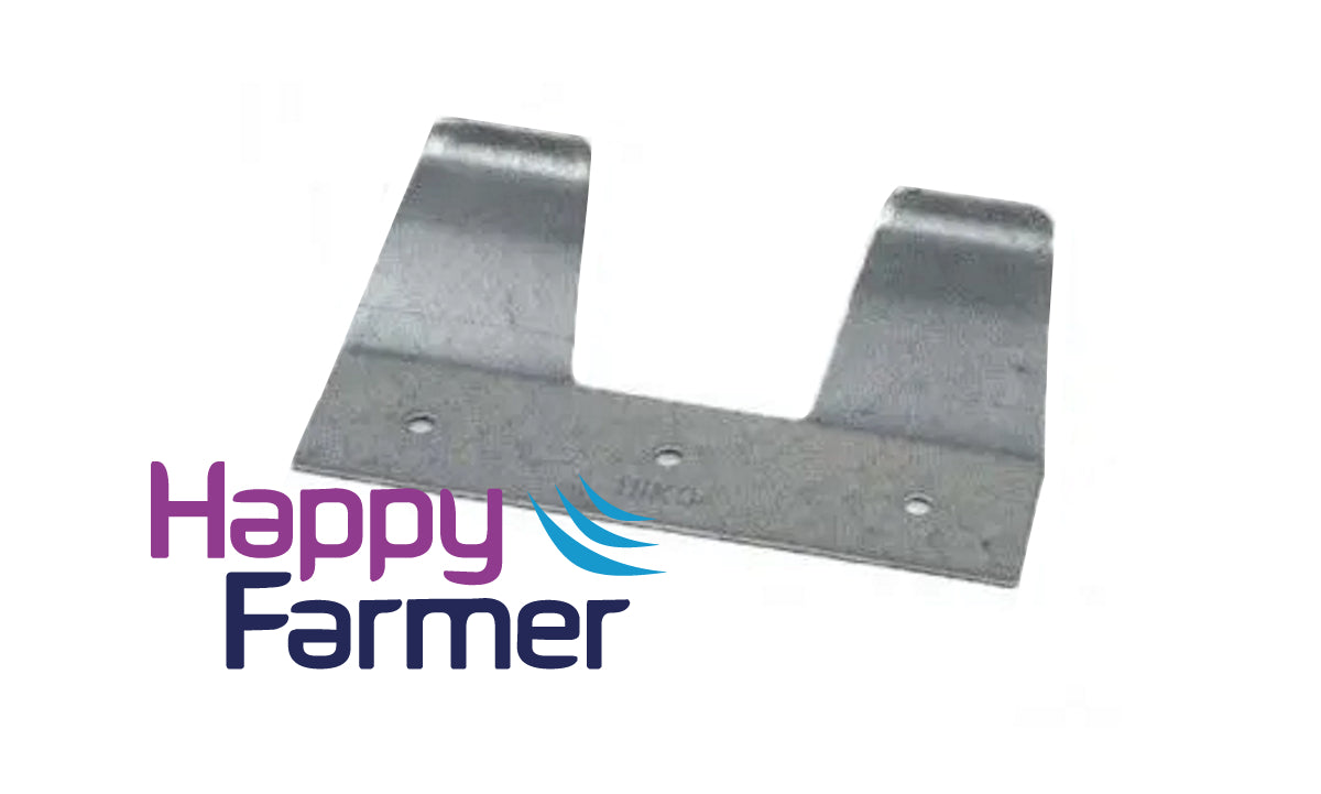 Teat bucket hanging plate Hiko galvanized