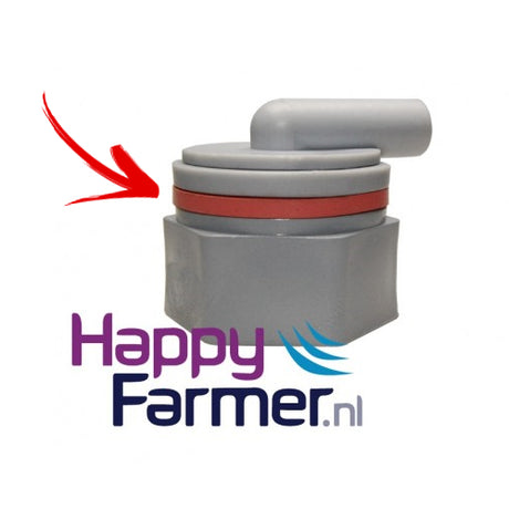 Sealing ring adapter teat bucket