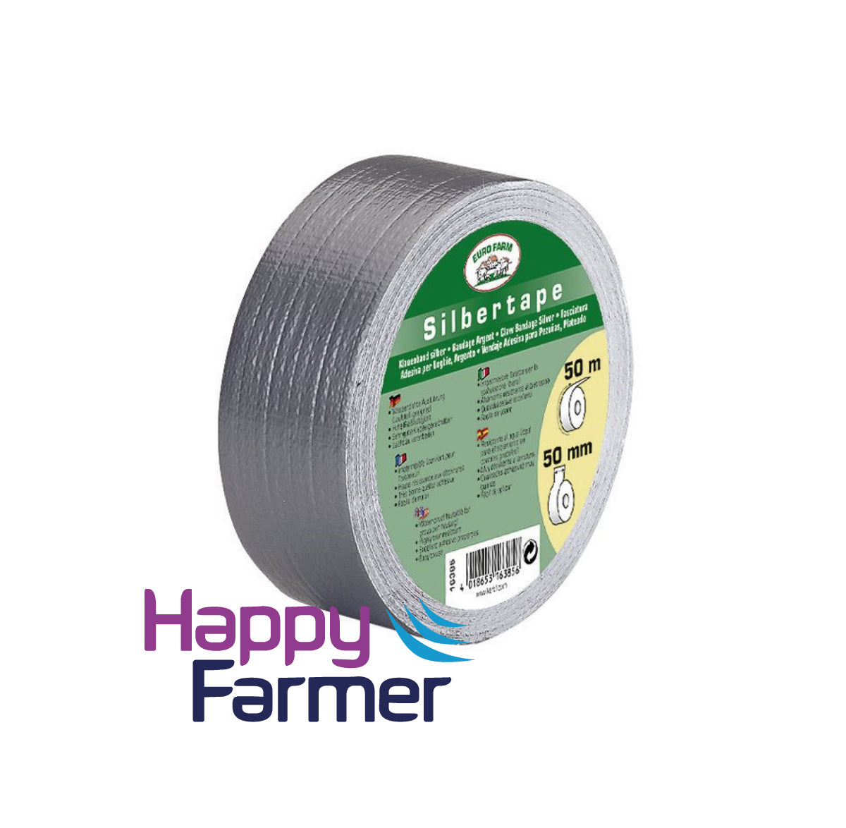 Claw tape masking tape silver 50mm