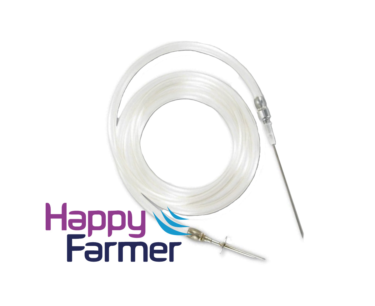 Valve de perfusion avec aiguille de perçage