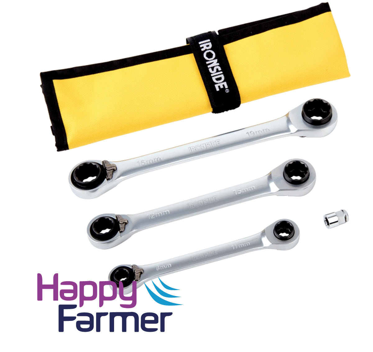 Ironside Ratschenschlüsselsatz 12-in-3