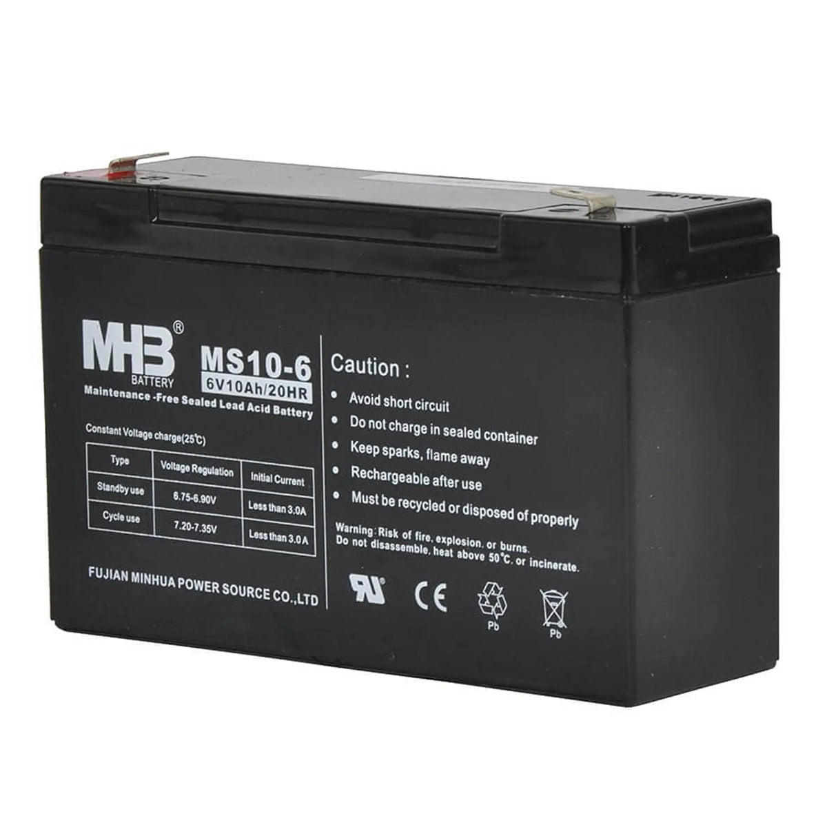 Gallagher Battery 6V 10Ah - For S40/S40LE 
