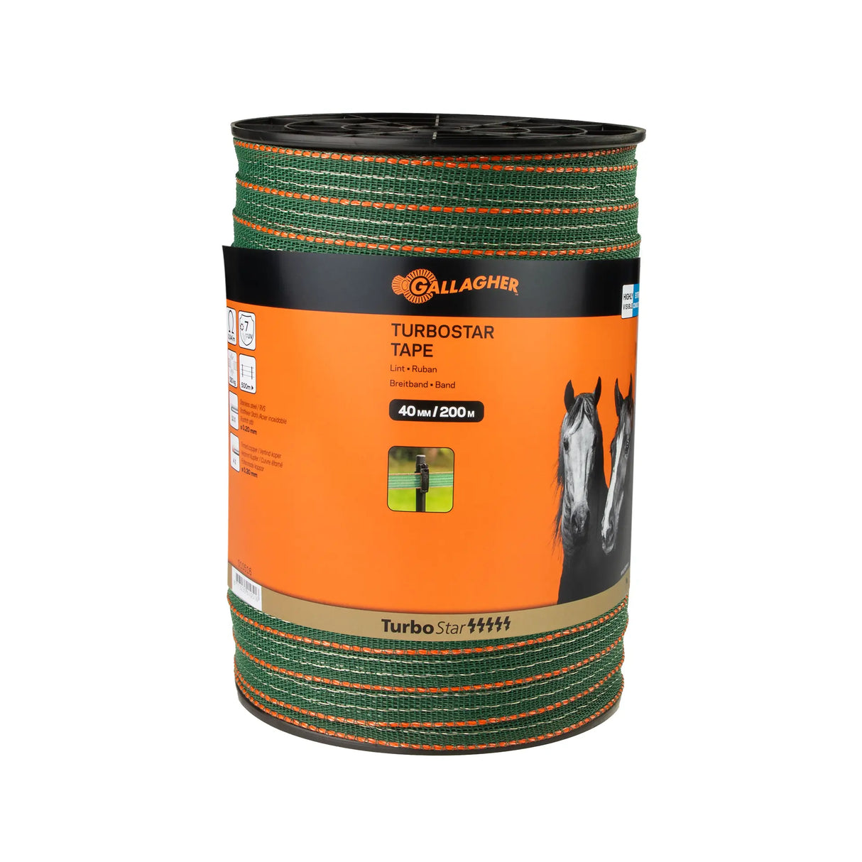 Gallagher TurboStar Lint 40mm Groen 200m - Duurzaam en Sterk