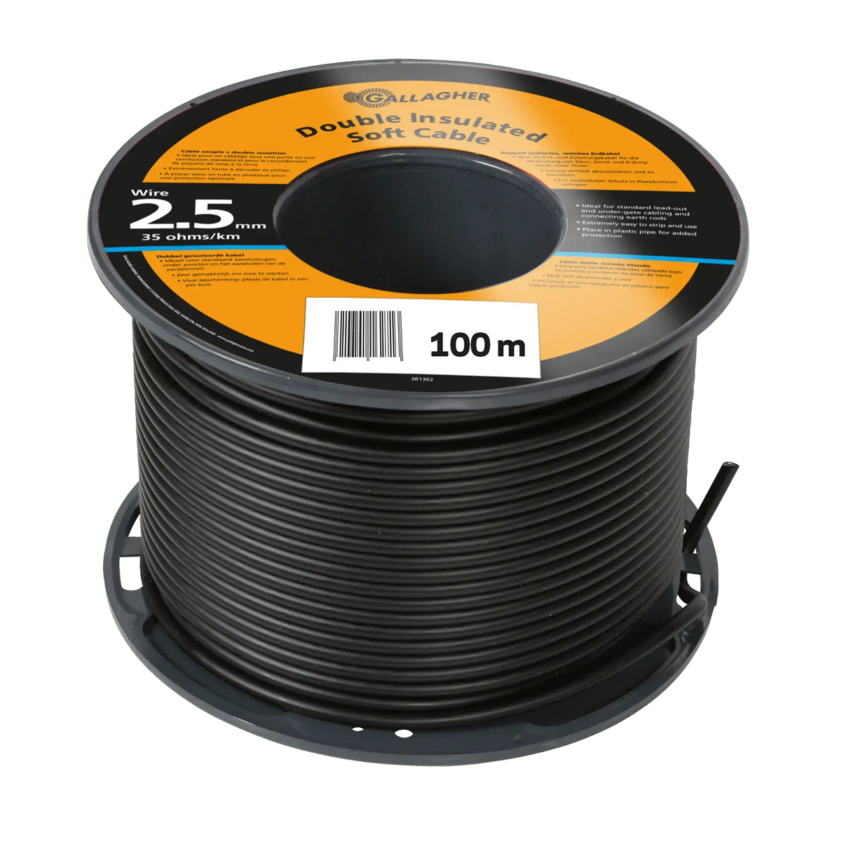Gallagher Cable 2.5mm - 100m for Electric Fence 