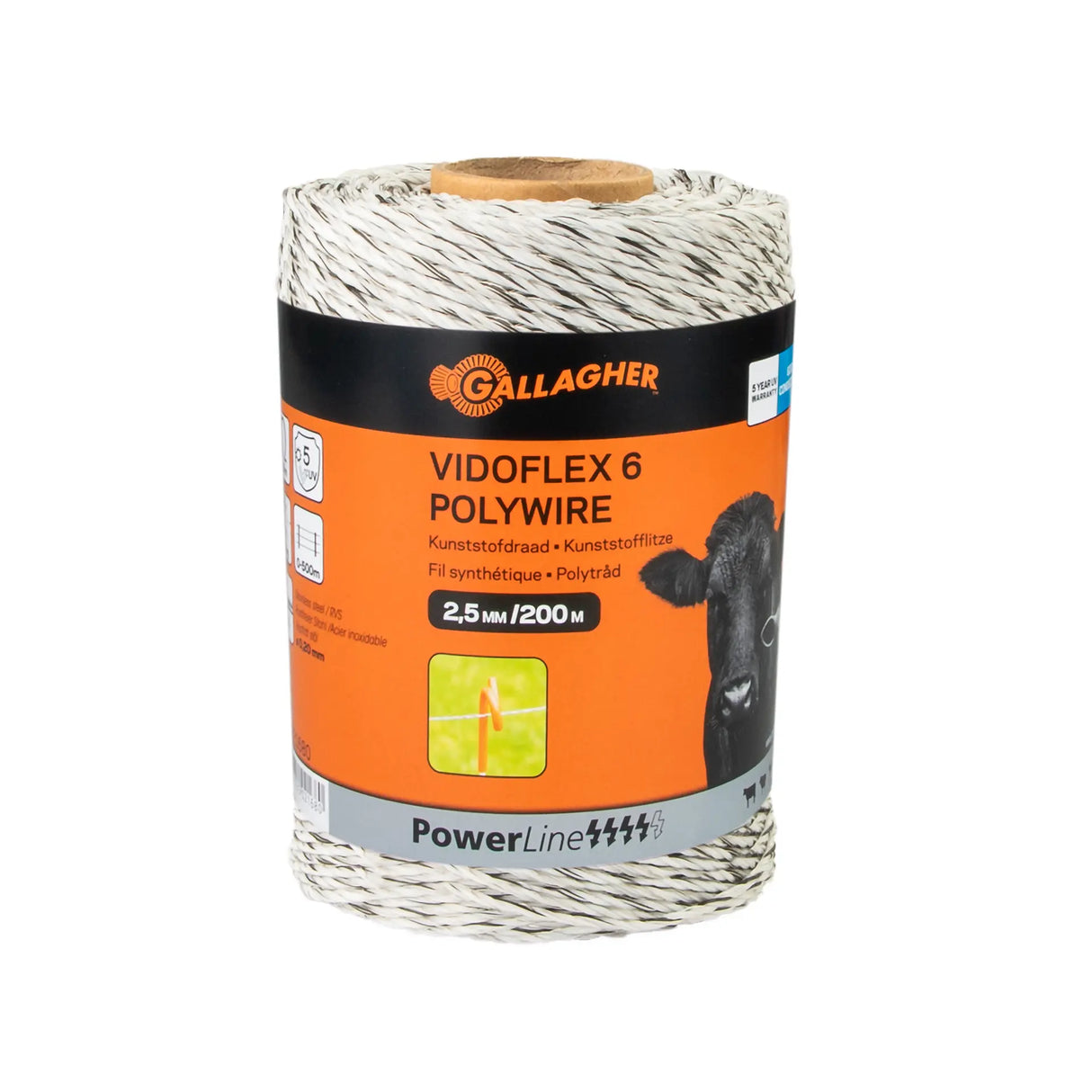 Gallagher Vidoflex 6 PowerLine - Betrouwbare Geleiding 200m
