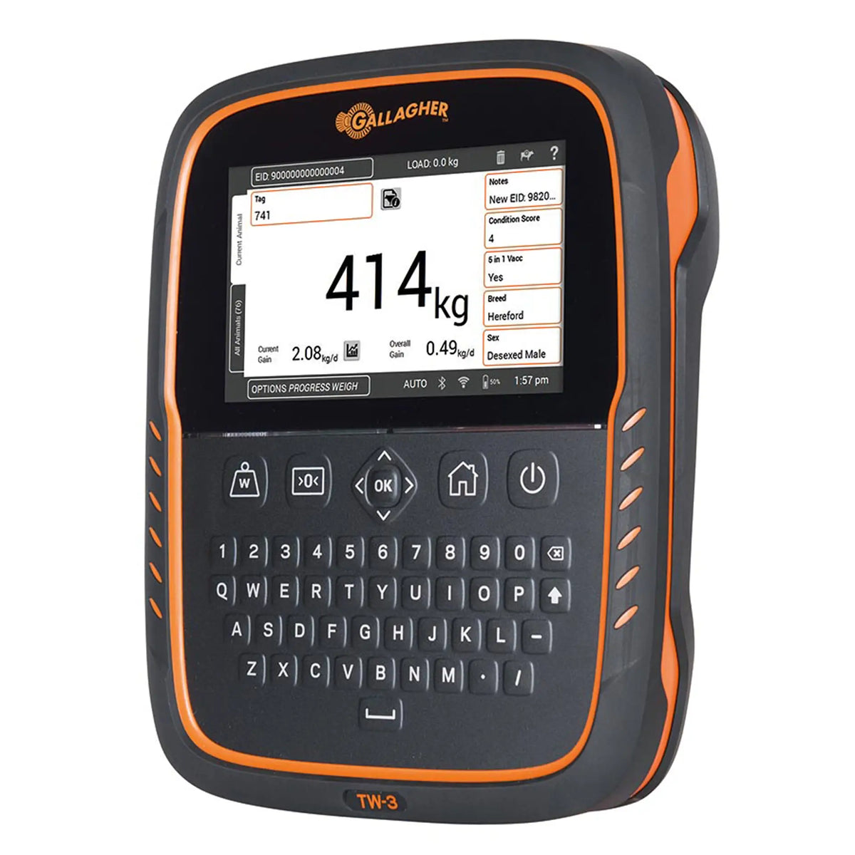 Gallagher TW-3 Weegschaal - Met Data Recorder