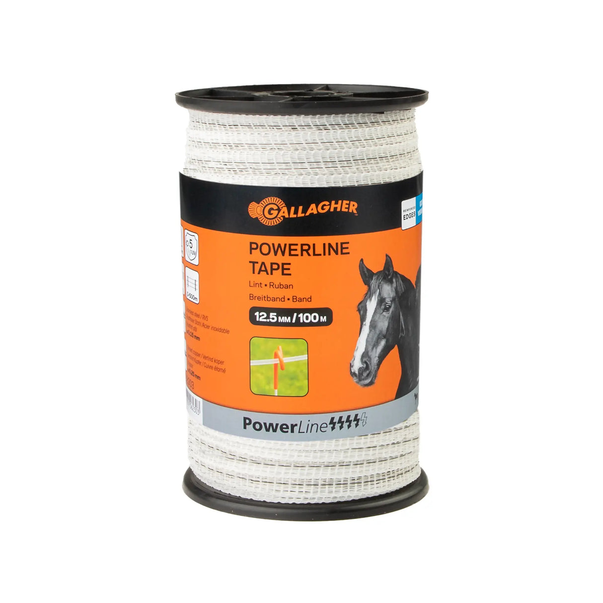 Gallagher PowerLine Lint 12,5mm Wit - 100m Compact