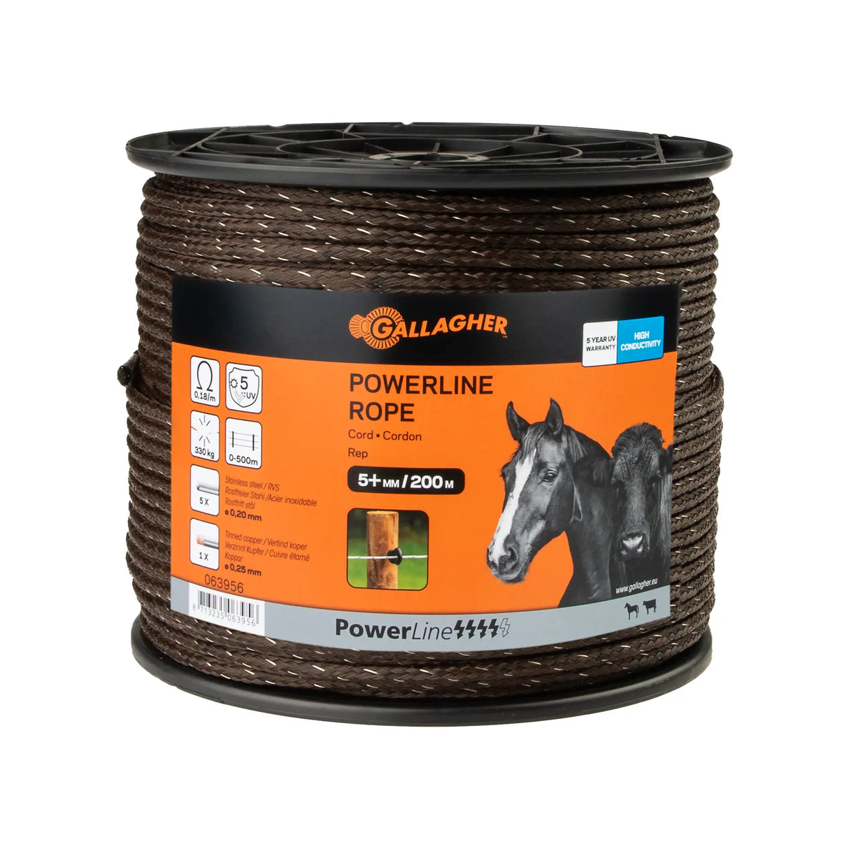 Gallagher PowerLine Koord Terra 200m - Duurzaam en Betrouwbaar