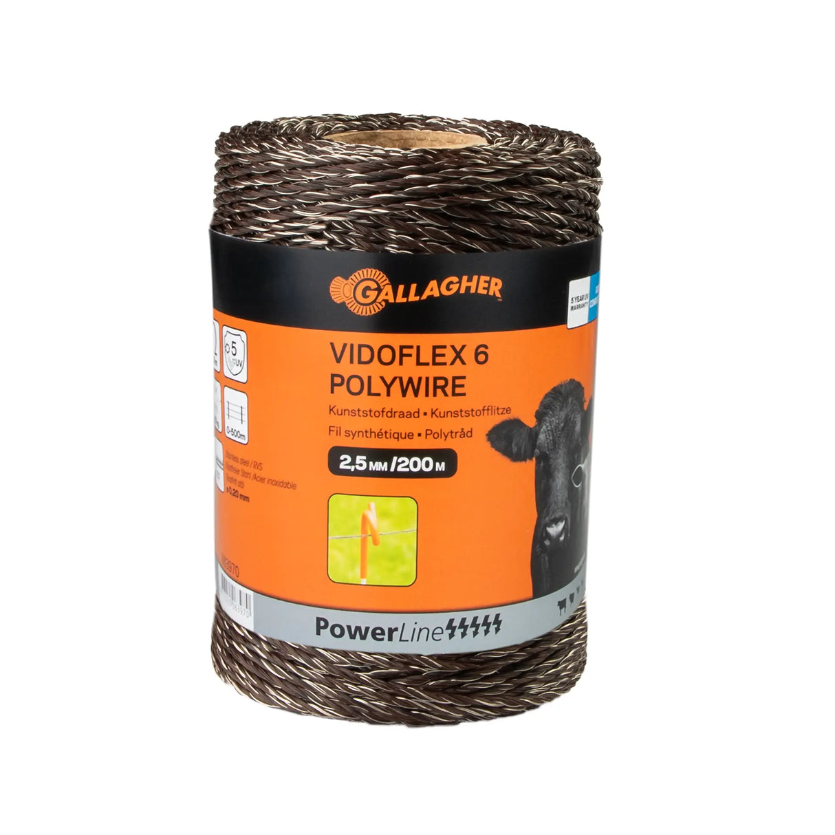 Gallagher Vidoflex 6 PowerLine Terra - Duurzaam 200m