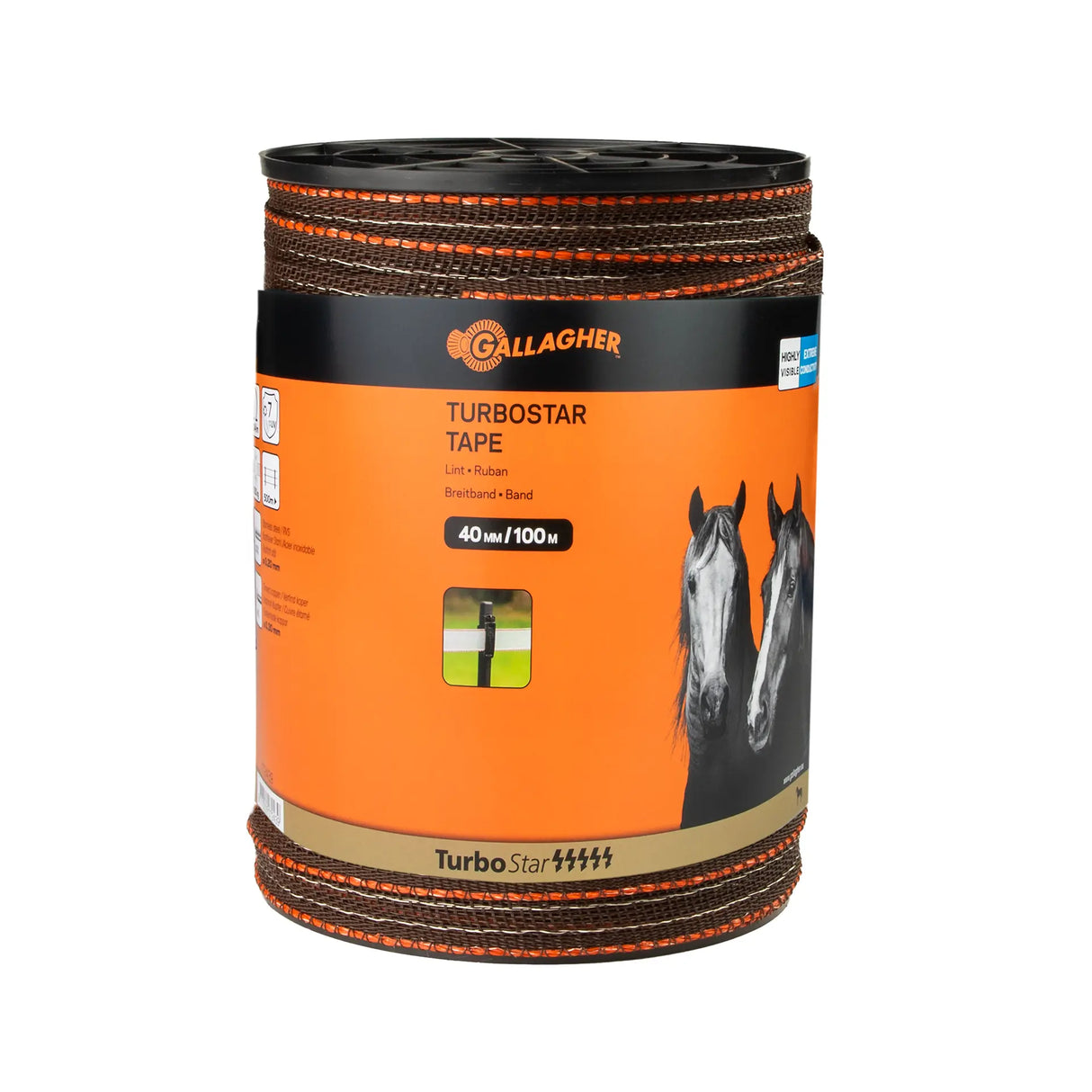 Gallagher TurboStar Lint 40mm Terra 100m - Duurzaam en Sterk