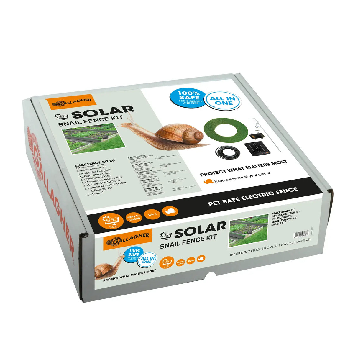 Gallagher Slakkentape Kit S6 Solar - Complete Set