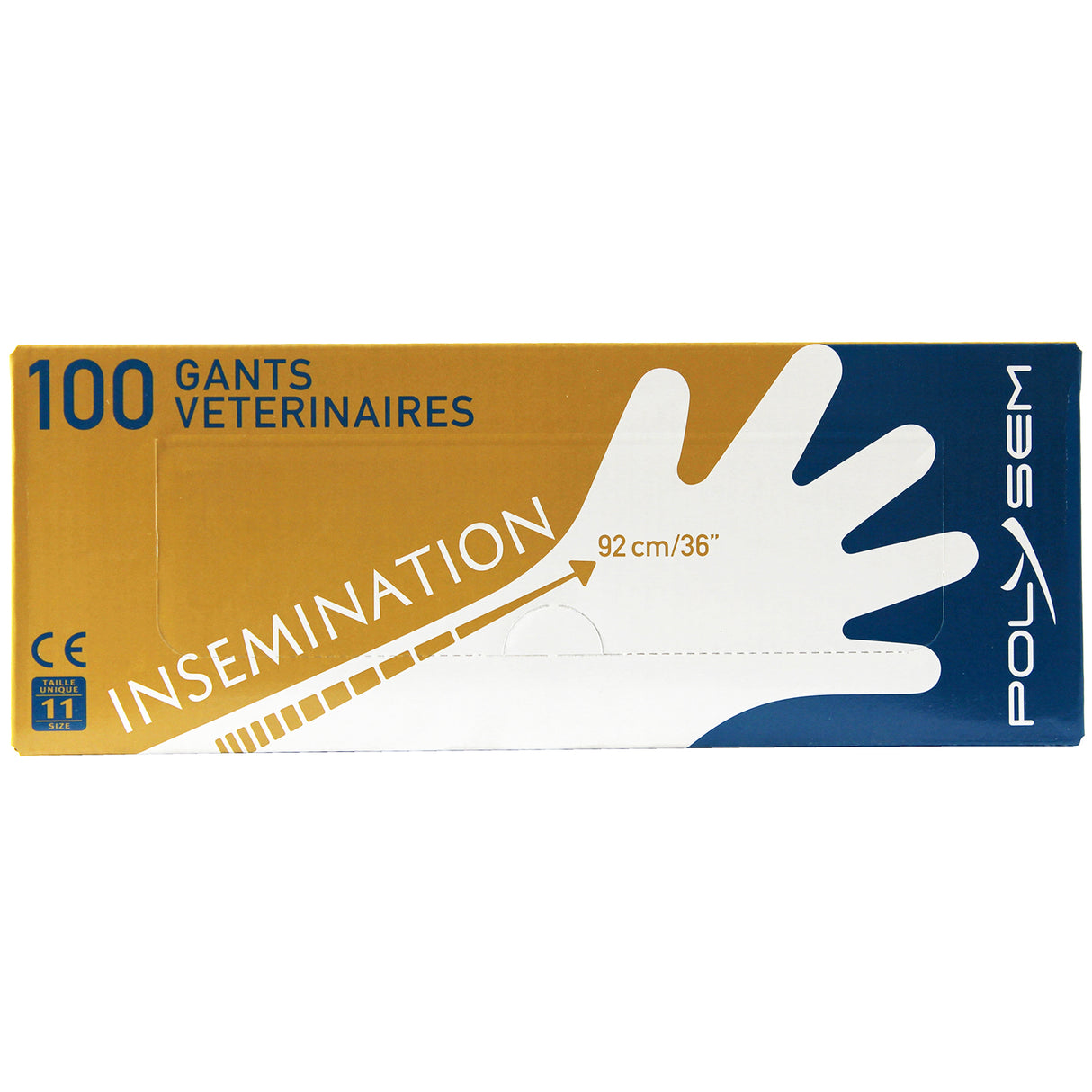 Gants d'insémination 100 pièces