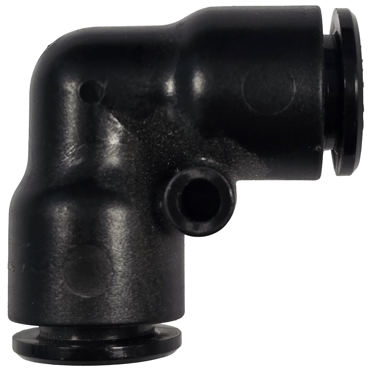 Elbow connector 8 mm black