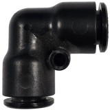 Elbow connector 8 mm black