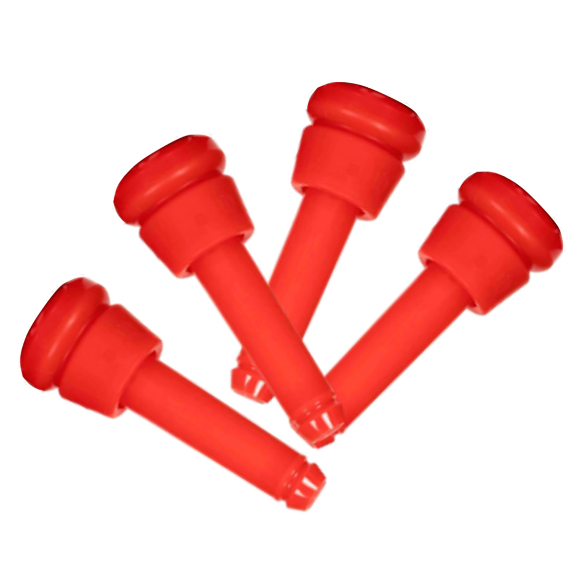 spengummi silikon röd 21mm set med 4 delar