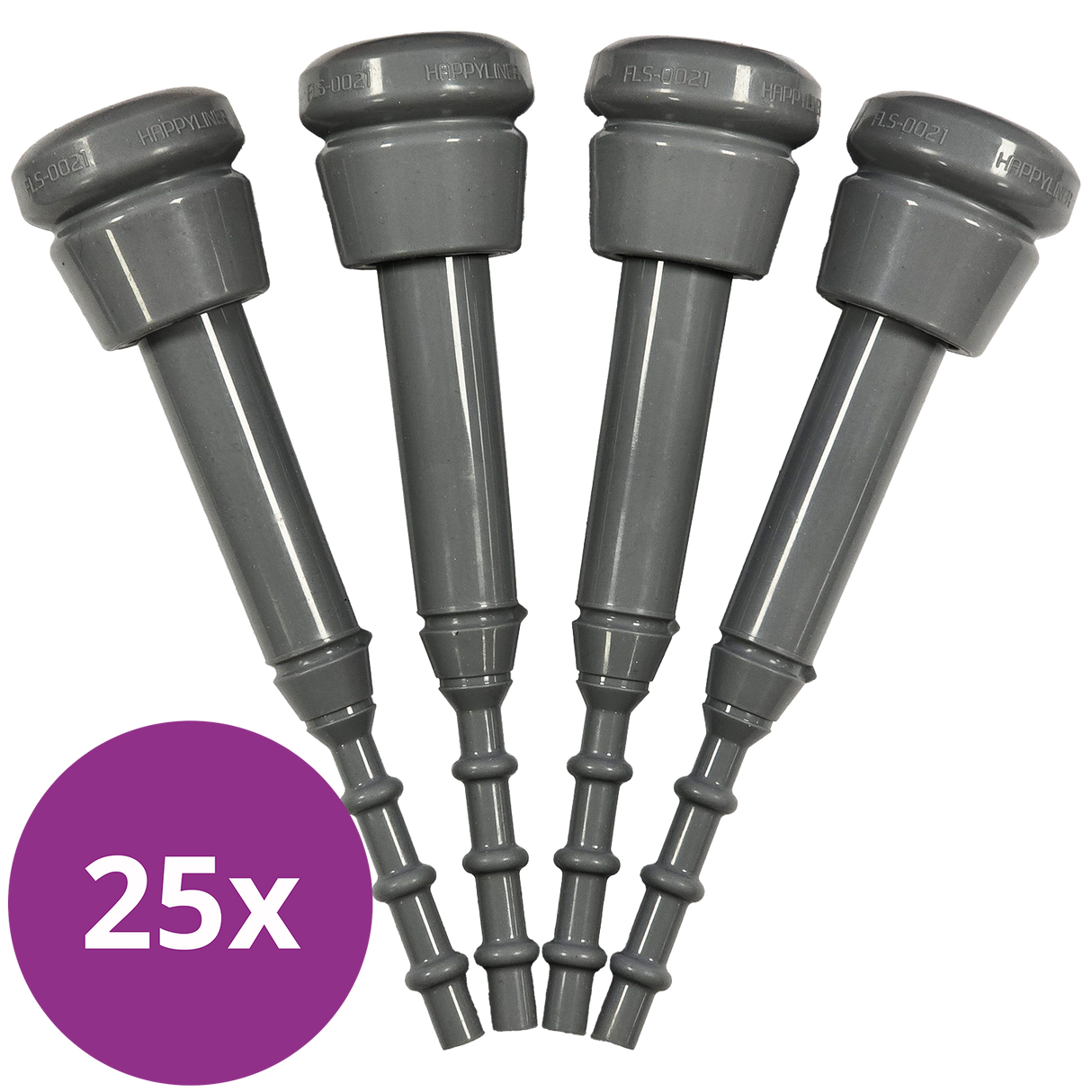 HappyLiner FLS-0021 Silikon Zitzengummi geeignet für Lely - Set 4 Stück 