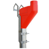 PipeFeeder lyhyt (punainen) asennuskiinnikkeellä Lely A4 - A5