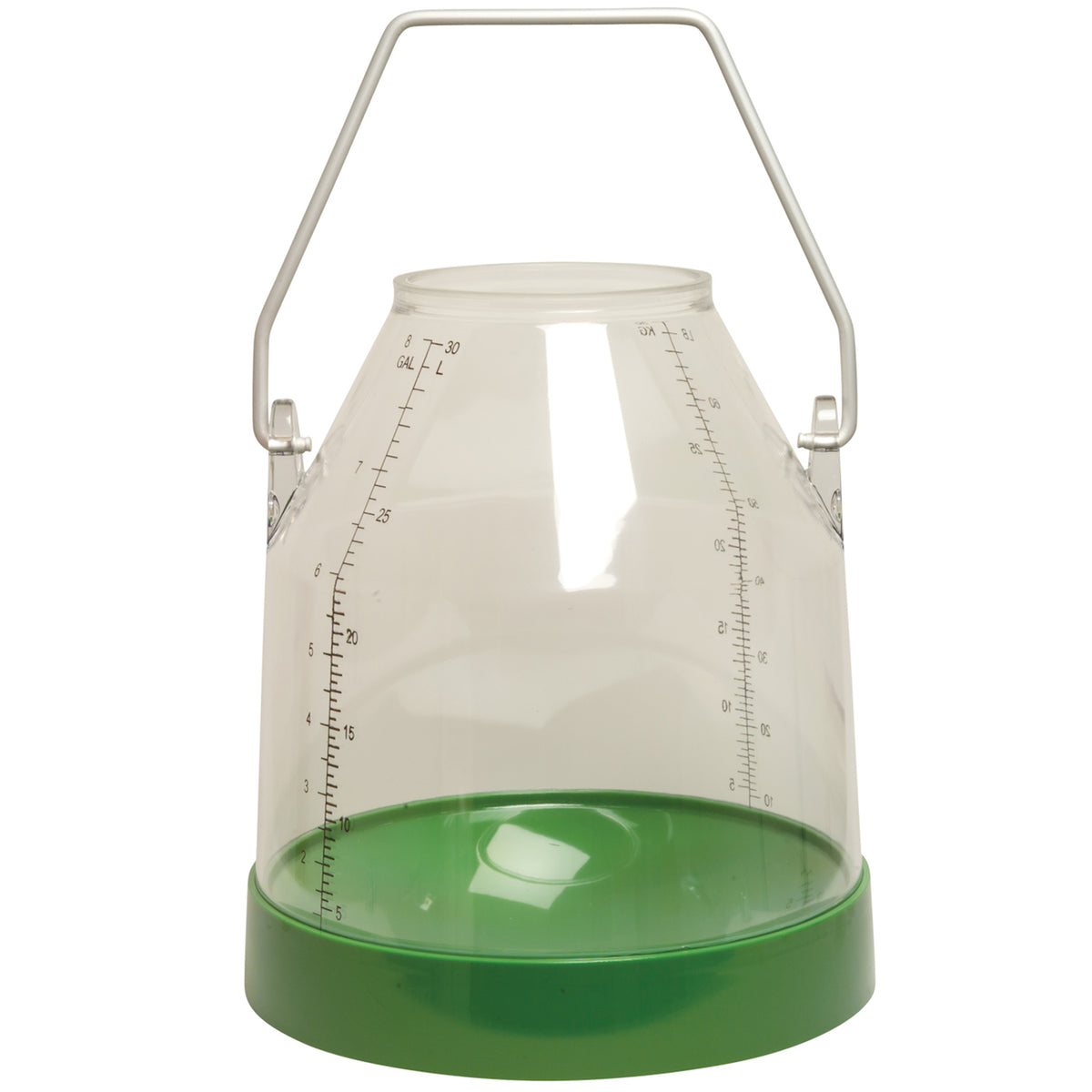 Milcheimer, grüner Griff, 143 mm