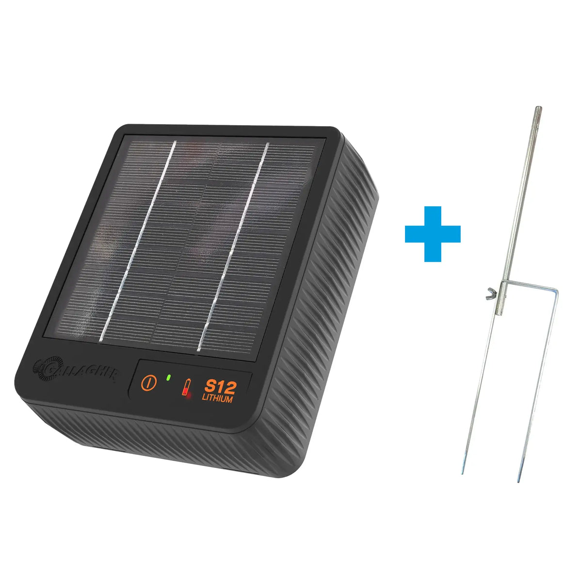Gallagher S12 Solar-Energizer - Inklusive Li-Batterie 